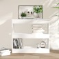 vidaXL Bücherregal/Raumteiler Weiß 80x30x72 cm vidaXL Bücherregal/Raumteiler Weiß 80x30x72 cm