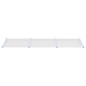 vidaXL Türvordach Grau und Transparent 297,5x90 cm Polycarbonat vidaXL Türvordach Grau und Transparent 297,5x90 cm Polycarbonat