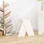 vidaXL Hocker 2 Stk. Weiß 40x40x45 cm Massivholz Kiefer vidaXL Hocker 2 Stk. Weiß 40x40x45 cm Massivholz Kiefer
