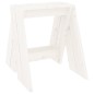 vidaXL Hocker 2 Stk. Weiß 40x40x45 cm Massivholz Kiefer vidaXL Hocker 2 Stk. Weiß 40x40x45 cm Massivholz Kiefer