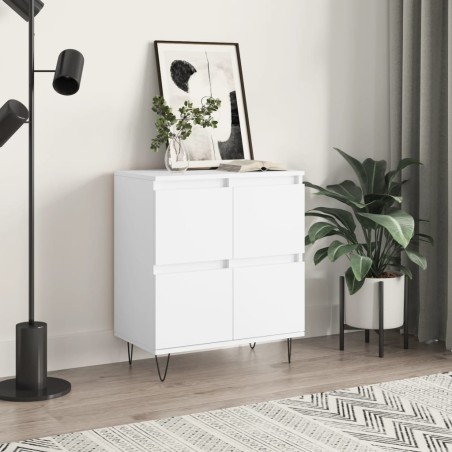 vidaXL Sideboard Weiß 60x35x70 cm Holzwerkstoff