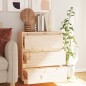 vidaXL Sideboard 60x34x75 cm Massivholz Kiefer vidaXL Sideboard 60x34x75 cm Massivholz Kiefer