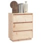 vidaXL Sideboard 60x34x75 cm Massivholz Kiefer vidaXL Sideboard 60x34x75 cm Massivholz Kiefer