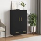 vidaXL Highboard Schwarz 69,5x31x115 cm Holzwerkstoff vidaXL Highboard Schwarz 69,5x31x115 cm Holzwerkstoff