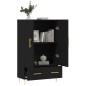 vidaXL Highboard Schwarz 69,5x31x115 cm Holzwerkstoff vidaXL Highboard Schwarz 69,5x31x115 cm Holzwerkstoff