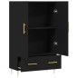 vidaXL Highboard Schwarz 69,5x31x115 cm Holzwerkstoff vidaXL Highboard Schwarz 69,5x31x115 cm Holzwerkstoff