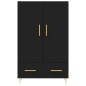 vidaXL Highboard Schwarz 69,5x31x115 cm Holzwerkstoff vidaXL Highboard Schwarz 69,5x31x115 cm Holzwerkstoff