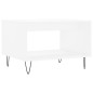 vidaXL Couchtisch Weiß 60x50x40 cm Holzwerkstoff vidaXL Couchtisch Weiß 60x50x40 cm Holzwerkstoff