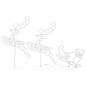 vidaXL Weihnachtsdeko LED Rentiere & Schlitten Acryl 260x21x87 cm Blau vidaXL Weihnachtsdeko LED Rentiere & Schlitten Acryl 260x21x87 cm Blau