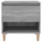 vidaXL Nachttisch Grau Sonoma 50x46x50 cm Holzwerkstoff vidaXL Nachttisch Grau Sonoma 50x46x50 cm Holzwerkstoff