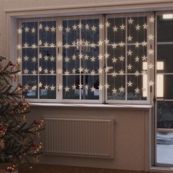 vidaXL LED Sternenvorhang Lichterkette 500 LED Warmweiß 8 Funktionen
