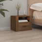 vidaXL Wand-Nachttisch Braun Eichen-Optik 50x36x40 cm vidaXL Wand-Nachttisch Braun Eichen-Optik 50x36x40 cm