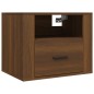 vidaXL Wand-Nachttisch Braun Eichen-Optik 50x36x40 cm vidaXL Wand-Nachttisch Braun Eichen-Optik 50x36x40 cm