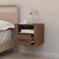 vidaXL Wand-Nachttisch Braun Eichen-Optik 50x36x40 cm vidaXL Wand-Nachttisch Braun Eichen-Optik 50x36x40 cm