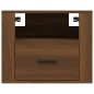 vidaXL Wand-Nachttisch Braun Eichen-Optik 50x36x40 cm vidaXL Wand-Nachttisch Braun Eichen-Optik 50x36x40 cm