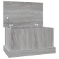 vidaXL Truhe Grau Sonoma 50x30x28 cm Holzwerkstoff vidaXL Truhe Grau Sonoma 50x30x28 cm Holzwerkstoff