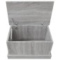 vidaXL Truhe Grau Sonoma 50x30x28 cm Holzwerkstoff vidaXL Truhe Grau Sonoma 50x30x28 cm Holzwerkstoff