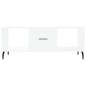 vidaXL Couchtisch Weiß 102x50x40 cm Holzwerkstoff vidaXL Couchtisch Weiß 102x50x40 cm Holzwerkstoff