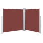 vidaXL Ausziehbare Seitenmarkise Braun 140 x 600 cm vidaXL Ausziehbare Seitenmarkise Braun 140 x 600 cm