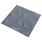 vidaXL 3D-Wandpaneele 12 Stk. 50x50 cm Diamant Grau 3 m² vidaXL 3D-Wandpaneele 12 Stk. 50x50 cm Diamant Grau 3 m²