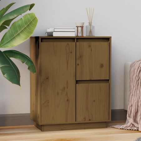 vidaXL Sideboard Honigbraun 60x34x75 cm Massivholz Kiefer