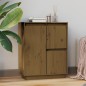 vidaXL Sideboard Honigbraun 60x34x75 cm Massivholz Kiefer vidaXL Sideboard Honigbraun 60x34x75 cm Massivholz Kiefer