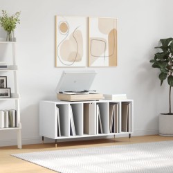 vidaXL Plattenschrank Weiß 100x38x48 cm Holzwerkstoff
