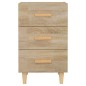 vidaXL Nachttisch Sonoma-Eiche 40x40x66 cm Holzwerkstoff vidaXL Nachttisch Sonoma-Eiche 40x40x66 cm Holzwerkstoff