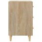 vidaXL Nachttisch Sonoma-Eiche 40x40x66 cm Holzwerkstoff vidaXL Nachttisch Sonoma-Eiche 40x40x66 cm Holzwerkstoff