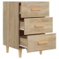 vidaXL Nachttisch Sonoma-Eiche 40x40x66 cm Holzwerkstoff vidaXL Nachttisch Sonoma-Eiche 40x40x66 cm Holzwerkstoff