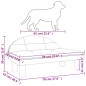 Hundebett Hellgrau 70x52x30 cm Samt Hundebett Hellgrau 70x52x30 cm Samt