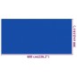 vidaXL Zeltteppich 300x600 cm Blau HDPE vidaXL Zeltteppich 300x600 cm Blau HDPE