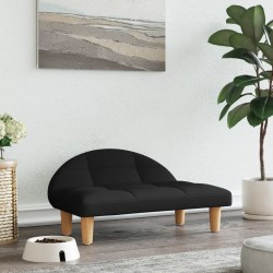 vidaXL Hundebett Schwarz 70x52x30 cm Stoff