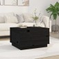 vidaXL Couchtisch Schwarz 60x50x35 cm Massivholz Kiefer vidaXL Couchtisch Schwarz 60x50x35 cm Massivholz Kiefer