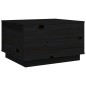vidaXL Couchtisch Schwarz 60x50x35 cm Massivholz Kiefer vidaXL Couchtisch Schwarz 60x50x35 cm Massivholz Kiefer