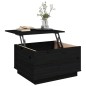 vidaXL Couchtisch Schwarz 60x50x35 cm Massivholz Kiefer vidaXL Couchtisch Schwarz 60x50x35 cm Massivholz Kiefer