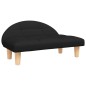 vidaXL Hundebett Schwarz 70x52x30 cm Stoff vidaXL Hundebett Schwarz 70x52x30 cm Stoff