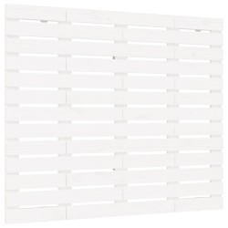 vidaXL Wand-Kopfteil Weiß 126x3x91,5 cm Massivholz Kiefer