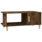 vidaXL Couchtisch Räuchereiche 90x50x40 cm Holzwerkstoff vidaXL Couchtisch Räuchereiche 90x50x40 cm Holzwerkstoff