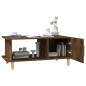 vidaXL Couchtisch Räuchereiche 90x50x40 cm Holzwerkstoff vidaXL Couchtisch Räuchereiche 90x50x40 cm Holzwerkstoff