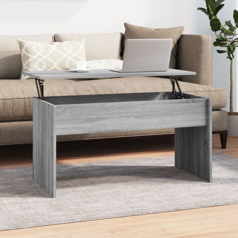 vidaXL Couchtisch Grau Sonoma 102x50,5x52,5 cm Holzwerkstoff vidaXL Couchtisch Grau Sonoma 102x50,5x52,5 cm Holzwerkstoff
