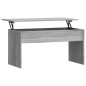 vidaXL Couchtisch Grau Sonoma 102x50,5x52,5 cm Holzwerkstoff vidaXL Couchtisch Grau Sonoma 102x50,5x52,5 cm Holzwerkstoff