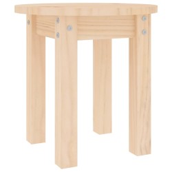 vidaXL Couchtisch Ø 35x35 cm Massivholz Kiefer