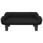 Hundebett Schwarz 70x40x24 cm Samt Hundebett Schwarz 70x40x24 cm Samt