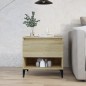vidaXL Beistelltisch Sonoma-Eiche 50x46x50 cm Holzwerkstoff vidaXL Beistelltisch Sonoma-Eiche 50x46x50 cm Holzwerkstoff