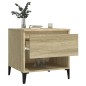 vidaXL Beistelltisch Sonoma-Eiche 50x46x50 cm Holzwerkstoff vidaXL Beistelltisch Sonoma-Eiche 50x46x50 cm Holzwerkstoff