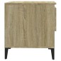 vidaXL Beistelltisch Sonoma-Eiche 50x46x50 cm Holzwerkstoff vidaXL Beistelltisch Sonoma-Eiche 50x46x50 cm Holzwerkstoff