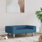 Hundebett Blau 70x45x26,5 cm Samt Hundebett Blau 70x45x26,5 cm Samt