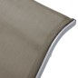 vidaXL Sonnenliege Textilene und Aluminium Taupe vidaXL Sonnenliege Textilene und Aluminium Taupe