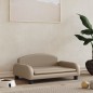 Hundebett Cappuccino-Braun 70x45x30 cm Kunstleder Hundebett Cappuccino-Braun 70x45x30 cm Kunstleder